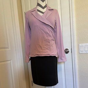 Coldwater Creek Womens Knit Shirt Mauve Size M